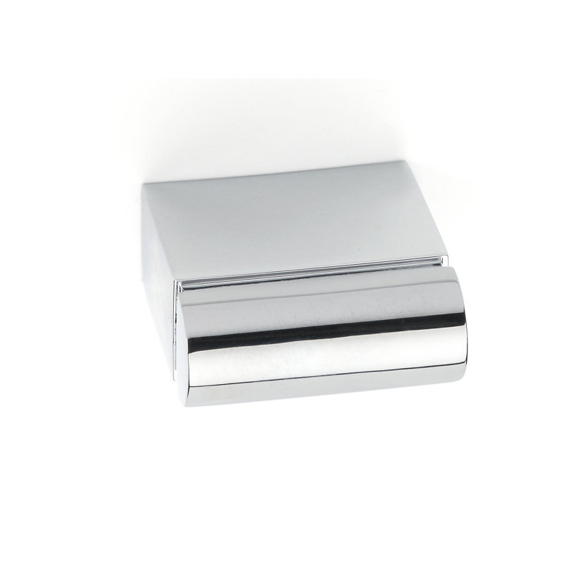 Vogue Rectangular Knob, Polished Chrome