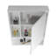 Armoire à pharmacie à montage en surface avec 4 tablettes Jensen-577138088-577111457
