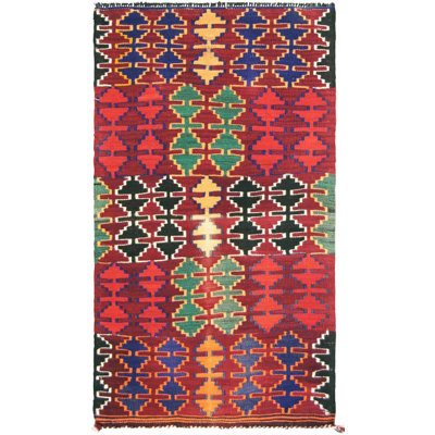 Yastic One-of-a-Kind 2'4" X 3'11" 1960s Wool Area Rug in