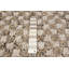 Tapis rectangulaire nouvel âge en laine brun clair unique 5 pi 1 po x 8 pi Brangan