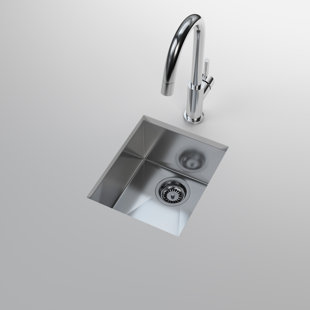 Cantrio Premium Stainless Steel Single Kitchen Sink with 13" x 15" x 8" Dimensions