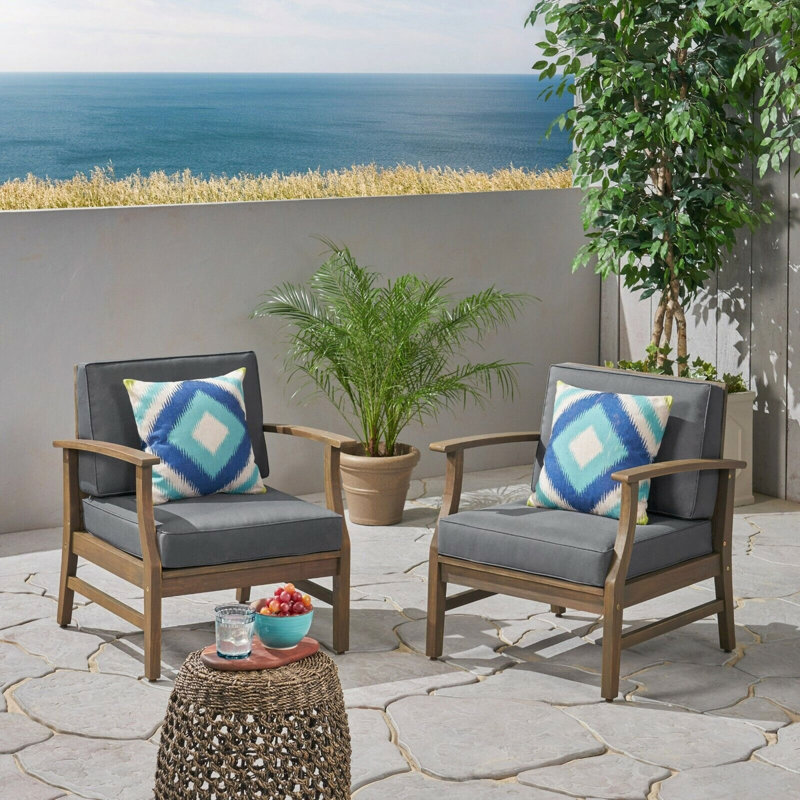 Ensemble de 2 fauteuils club Perla