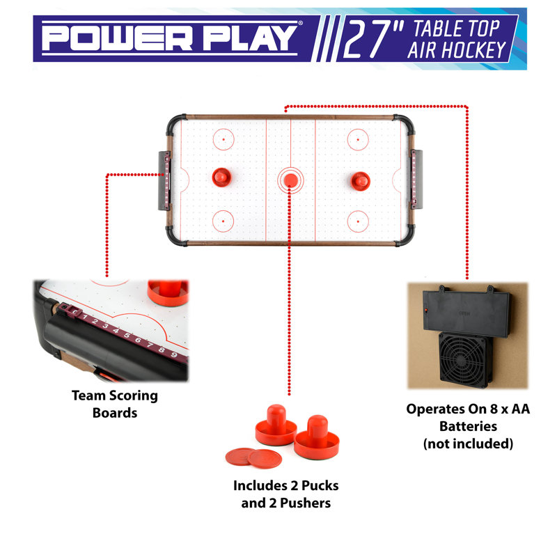 28" Air Hockey Table Game