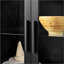 Armoire de rangement haute arquée avec lampe, armoire multifonctionnelle en bois de style rétro moderne pour les cuisines et plus-1317247763