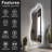 Jacarri Asymmetrical Wall Mirror-1100143589