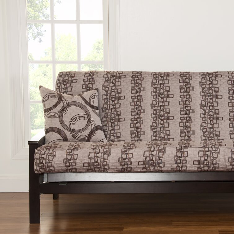 Latitude Run® Box Cushion Futon Slipcover & Reviews