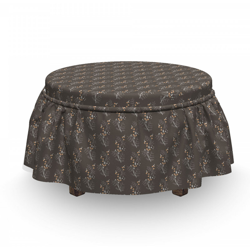 Box Cushion Ottoman Slipcover