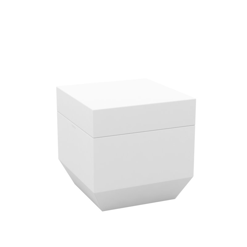 Repose-pieds en résine Vela - 15,75 po x 15,75 po - Basic, Blanc