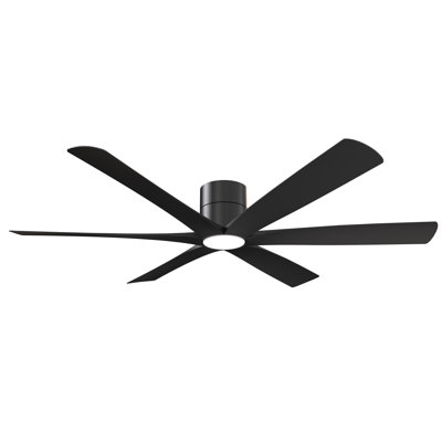 Ventilateur de plafond encastré intelligent 65 "à DEL 5CCT Brisano