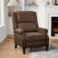 Fauteuil en similicuir avec dossier inclinable