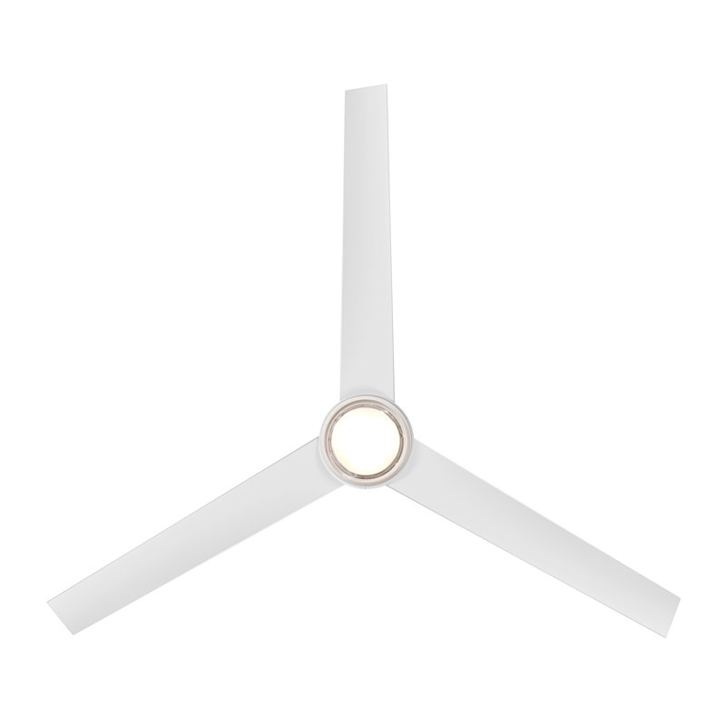 Bolo 3-Blade Smart Ceiling Fan With 2700K-3000K-4000K-5000K Selectable LED Light Kit and Remote Control Included, Works With Alexa and iOS or Android App