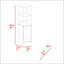 Armoire à linge à 4 tablettes-523185429