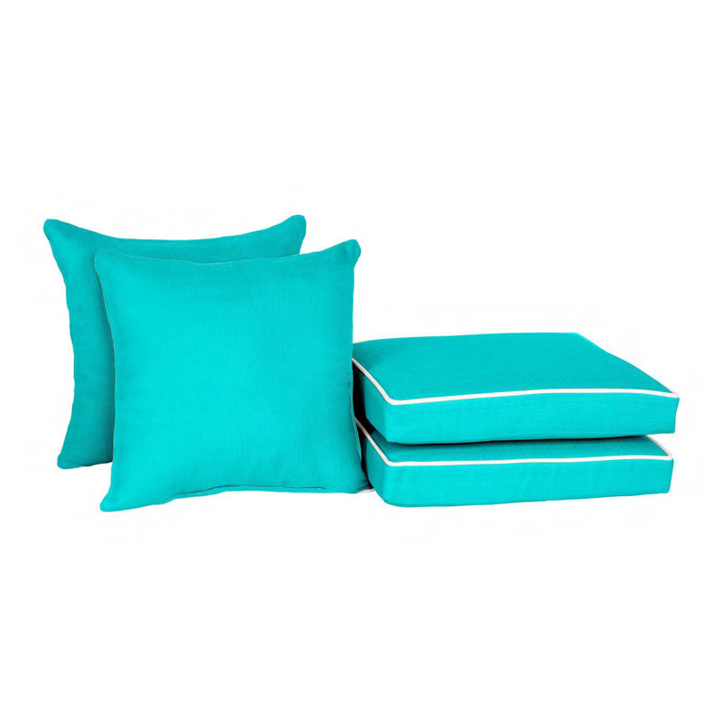 Coussin de siège d'extérieur / d'intérieur Wendin, Turquoise