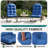 2-Pcs Outdoor Seat/Back Cushion For Adirondack Chair-1882779781