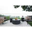 Table d'appoint en béton 18 po Elementi Home Rome pour l'intérieur et l'extérieur-88958099