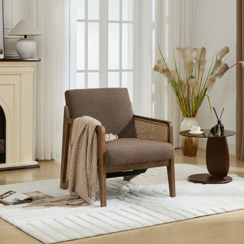 Fauteuil Karoll Chisara, Brun, 1