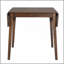 Table de salle à manger extensible de 29 à 45 po pour 4 personnes, table de cuisine pliante avec pieds en bois d'hévéa, table de salle à manger peu encombrante pour le salon, la cuisine, la salle à manger et le petit espace (table seulement)-1140499349