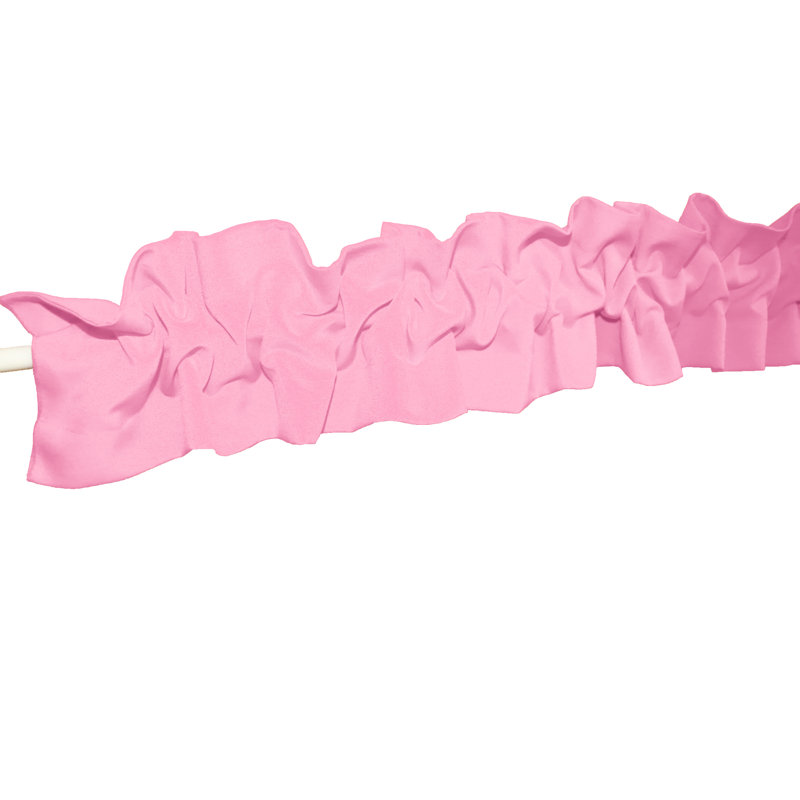 Window Valance, 58" W x 5" L, Pink