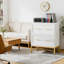 Classeur de bureau, classeur à 2 tiroirs, armoire de rangement au design épuré