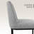 Upholstered Counter & Bar Stool with Backs-909472529