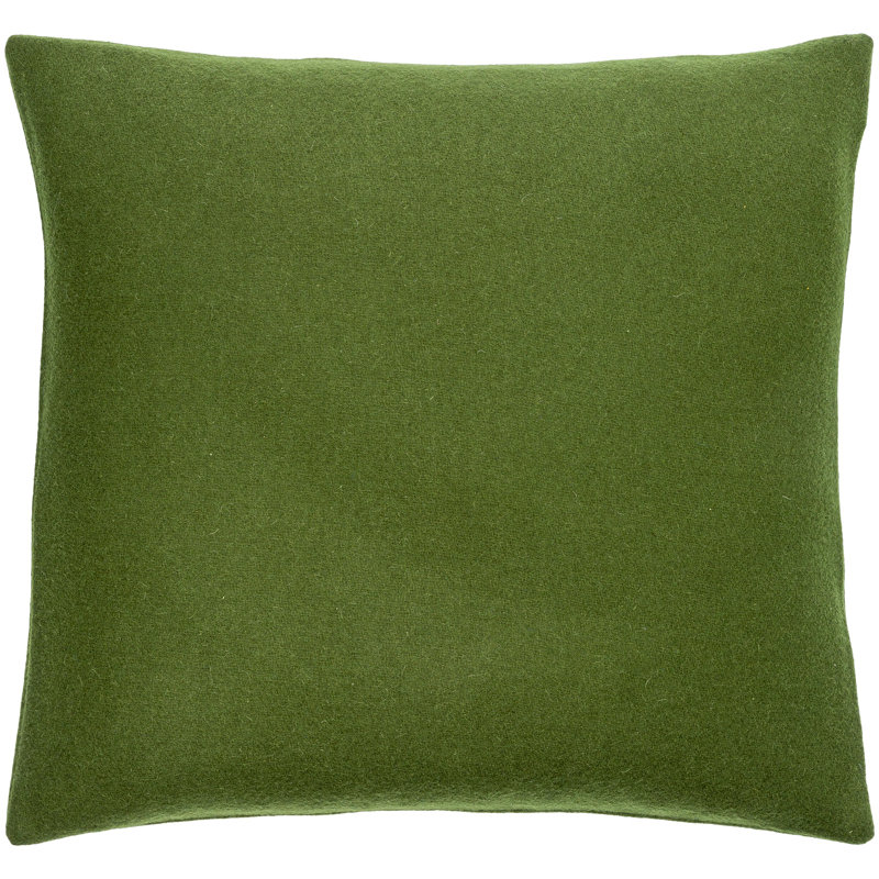 Coussin Alcona, 18 po x 18 po, Jaune, Polyester/ Bourre en polyester