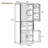 Storage Cabinet with Multi-Functional Storage Space for Kitchen/Bathroom/Dining Room/Living Room , 2 Drawers with Slide Rails, Adjustable Shelf, White-894778439