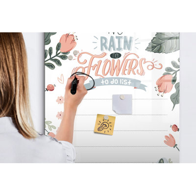 Magnetic Glass Photo Memo Board