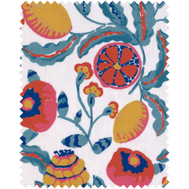 FIORI DI LIMONE Embroidered Fabric