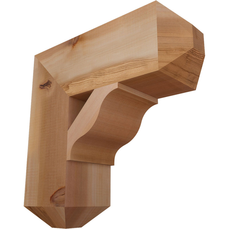 Support pour artisan Funston, H 18 po x l 5,5 po x P 18 po, Lisse, Cèdre rouge
