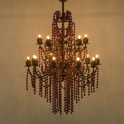 Style bougie lustree 15 lumières classic/traditionnel Nellcote