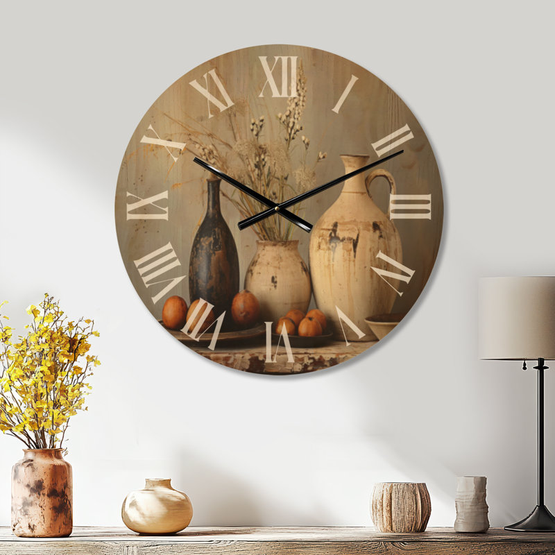 Grande horloge murale Boho, Grand