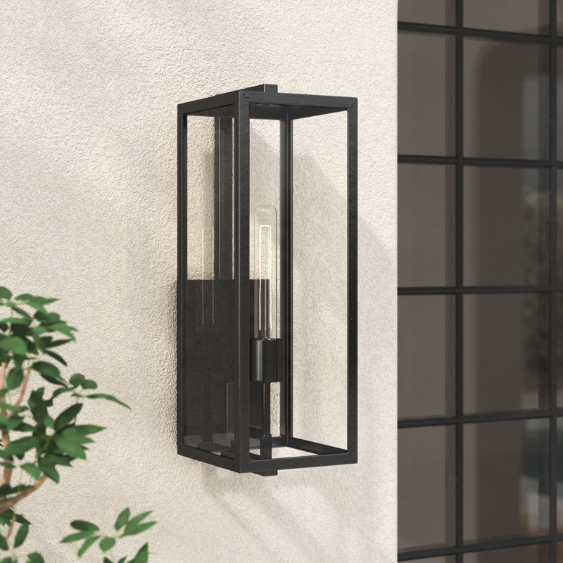 Rosewood Aluminum Wall Light, 17.5" H x 6' W x 7.5" D