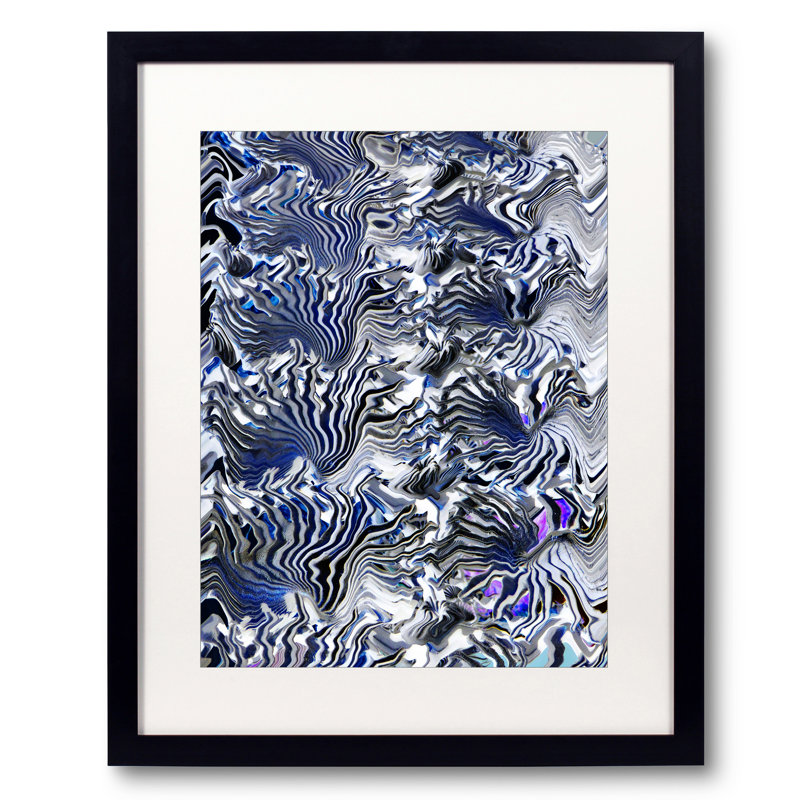 «Bylotten» par Drew Gaffney - impression, H 21,2 po x l 17,2 po, Papier avec cadre noir