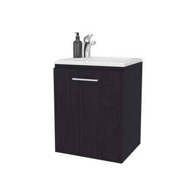 Meuble-lavabo avec lavabo et robinet intégrés Haigleer Creek