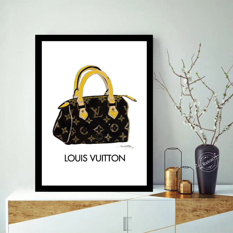 Impression encadrée de sac à main High Fashion Designer
