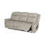 Canapé électrique surdimensionné en microfibre de 86 po de large avec port USB, bande DEL latérale-1013696649