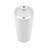 Monaco 33.44'' Tall Glossy White Ceramic Circular Pedestal Bathroom Sink with Faucet and Overflow