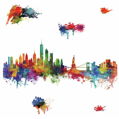 Scenic & Cityscapes Non-Wall Damaging Wall Decal