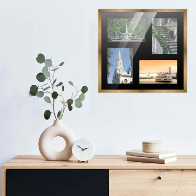 Wood Picture Frame with Mat