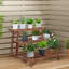 3 Tier Ladder Wood Plant Stand Step Garden Display Shelf Indoor Outdoor Flower Pot Rack