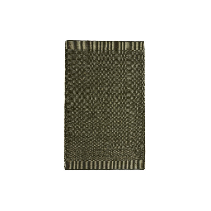 Moss Green Rombo Rug, Rectangle 2'9" x 4'5"