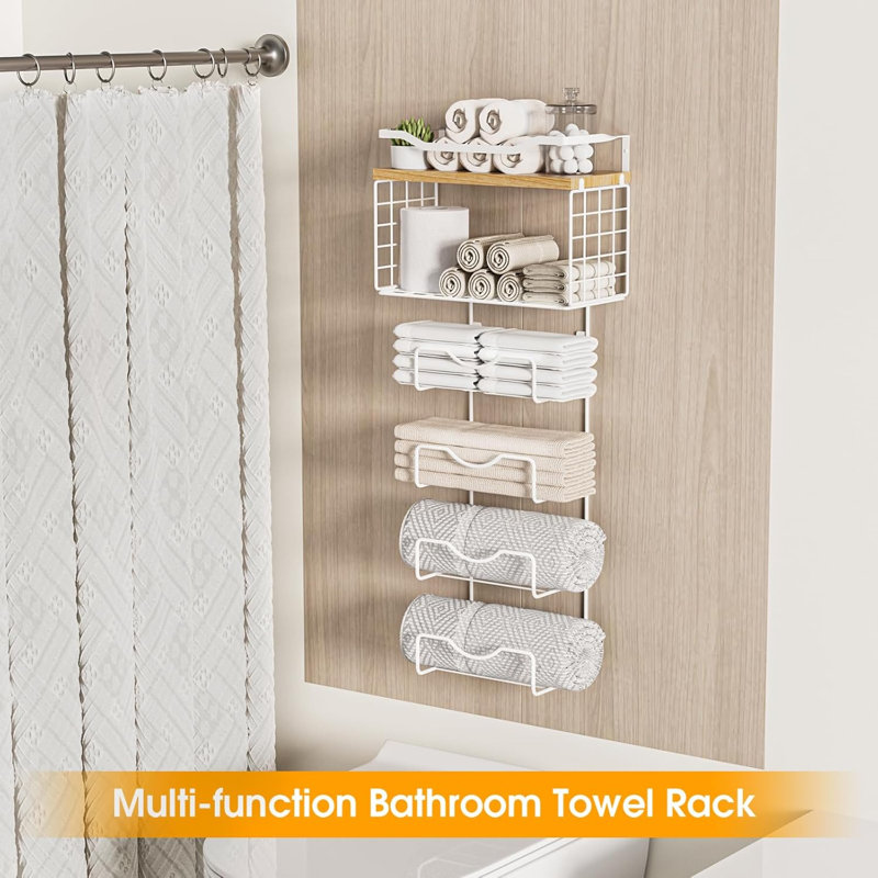 bathroom towel rack