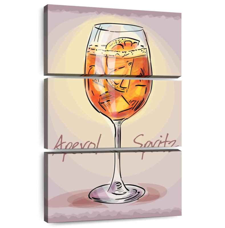 Yarlin Iced Aperol Spritz Poster, 23" H x 14" W