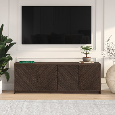 Meuble télé rectangulaire pour téléviseur de 78 po ou moins Renad