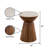 Cheridwen Marble Top End Table-1897929938