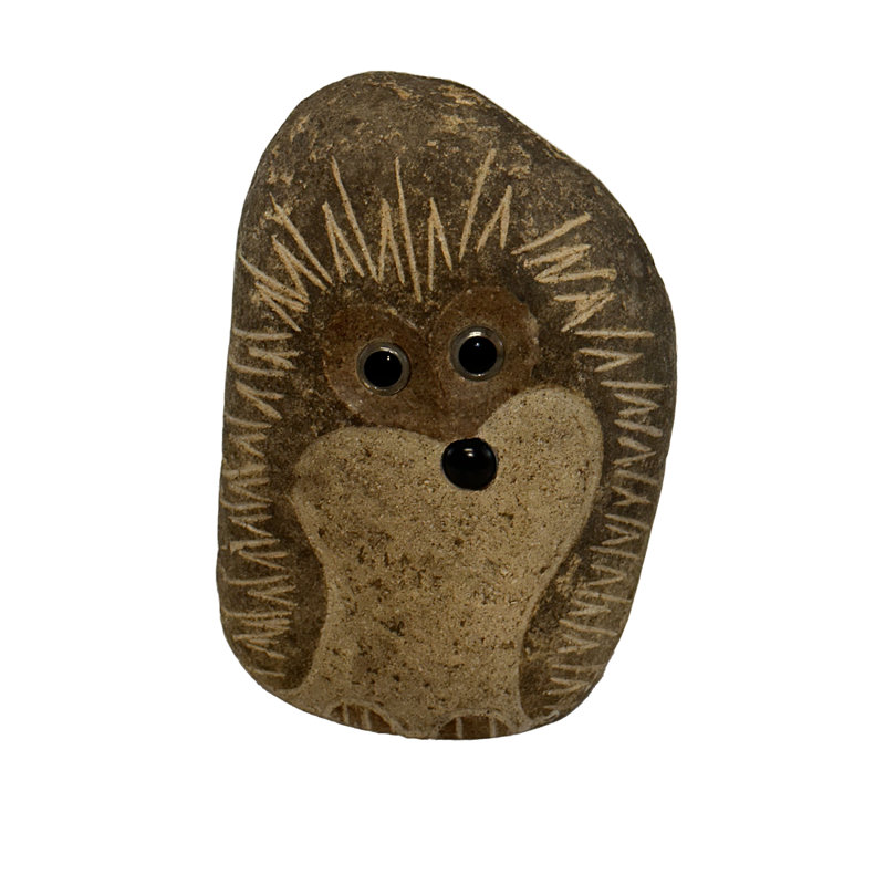 Stone Age Creations 12" Boulder Standing Hedgehog Gion