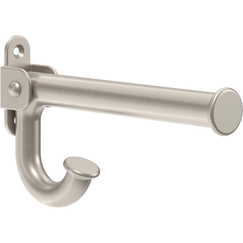 Crochet extensible ovale, Nickel satiné