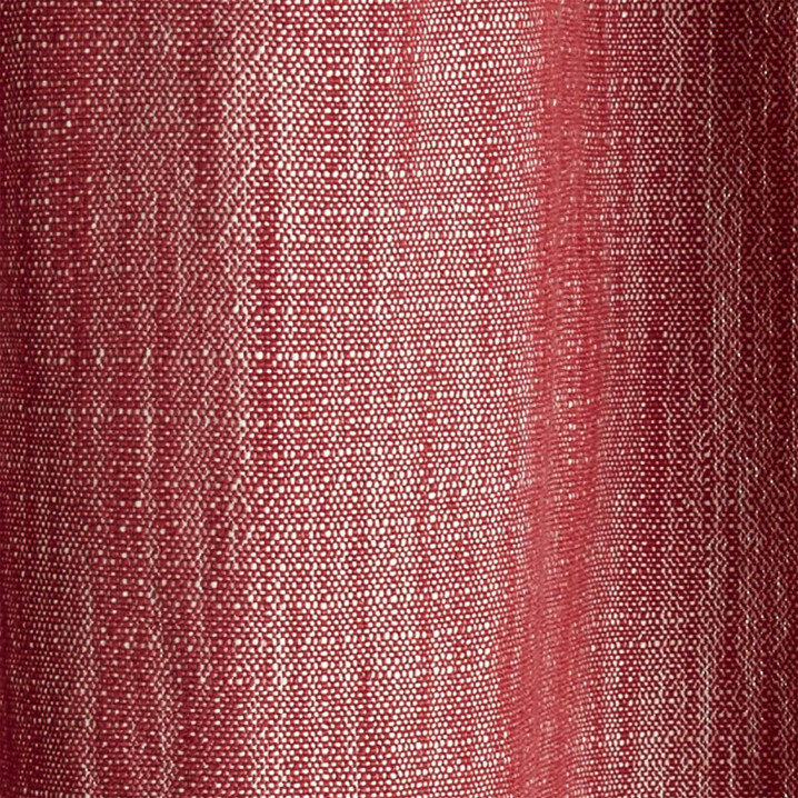 Harmony Semi Sheer Single Curtain Panel, Bright Red