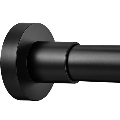 Adjustable Spring Tension Shower Curtain Rod 43-73", No Drill Non-Slip Metal Steel Rod