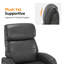 Fauteuil inclinable électrique à deux moteurs avec base pivotante, charge USB et de type C, similicuir-546516569